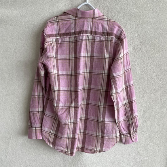 Mason’s of Italy Cotton and Linen Cotton Button-Down Shirt. - Picture 2 of 7